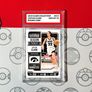 Graded 10 2024 Donruss Caitlin Clark Rookie Card RC Collection #CC3 Basketball