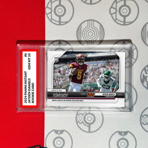 Graded 10 Jayden Daniels #6 RC Rookie Card 2024 Panini Instant Washington Football