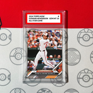 Graded 10 2024 Topps Now GUNNAR HENDERSON All Star BALTIMORE ORIOLES Baseball