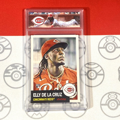 Graded 10 Elly De La Cruz Rookie Card 2024 MLB TOPPS Living 706 Cincinnati RC Baseball