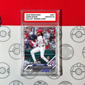Graded 10 Call Up 2024 MLB TOPPS NOW James Wood Card #367 Rookie RC Card Baseball