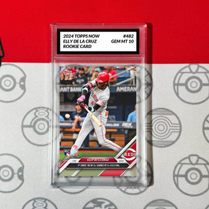 Graded 10 Elly De La Cruz RC 2 Games 3+ Hits 4 SB 2024 MLB TOPPS NOW 482 Baseball