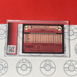 Graded 10 Elly De La Cruz Rookie Card 2024 MLB TOPPS SERIES 2 35th 89B2 Reds RC Baseball