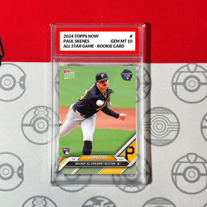 Graded 10 2024 Topps Now Paul Skenes RC All Star RC Rookie Card Pirates Baseball