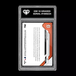 Graded 10 Jackson Jobe 2025 Topps NOW 60 Rookie Earns First Career WIN  Baseball