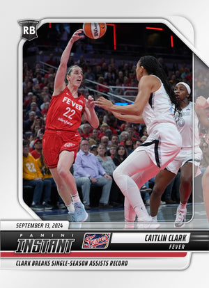 CAITLIN CLARK Graded 10 RC ROOKIE Card 2024 Panini Instant Indiana Basketball