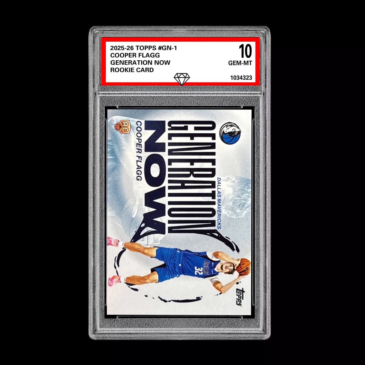 Graded 10 COOPER FLAGG #GN-1 ROOKIE RC 2025-26 Topps Basketball -  Basketball