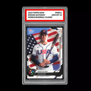 Graded 10 Roman Anthony 2026 Topps NOW #WB21 Team USA World Baseball Classic Baseball