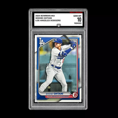 2024 Bowman Shohei Ohtani First 50/50 Season Graded 10 Gem Mint LA Dodgers Baseball