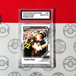 Graded 10 Caitlin Clark Rookie Card RC 2024 Panini Donruss Clark Collection #20 Basketball