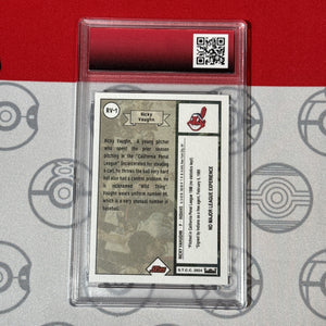 Graded 10 Gem 2024 STCC Ricky Vaughn Charlie Sheen Major League 1989 Custom Card Baseball