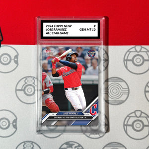 Graded 10 2024 Topps Now JOSE RAMIREZ All Star CLEVELAND GUARDIANS Baseball
