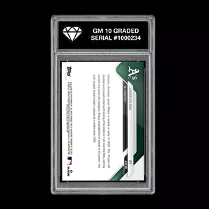 Graded 10 Jacob Wilson RC Rookie Card 2025 Topps Now #61 HIT STREAK Baseball