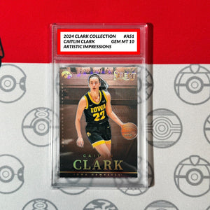 Graded 10 2024 Panini Caitlin Clark Collection Prizm Artistic Selections #AS1 Basketball