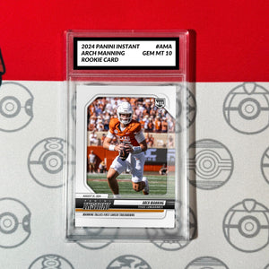 Graded 10 ARCH MANNING #AMA RC Rookie Card 2024 Panini Instant NIL Football
