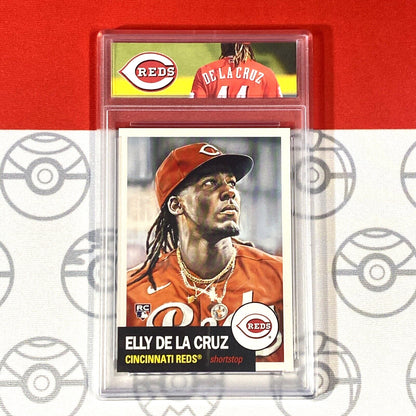 Graded 10 Elly De La Cruz Rookie Card 2024 MLB TOPPS Living 706 Cincinnati RC Baseball