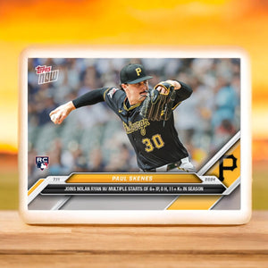 Graded 10 2024 Topps NOW Paul Skenes Rookie Card #407 Pirates RC Baseball