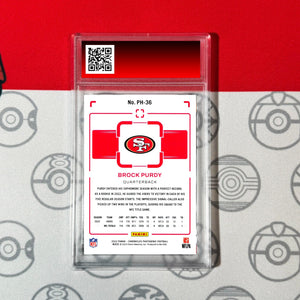 Graded 10 Brock Purdy (RC) Rookie Card 2022 Panini Chronicles Photogenic #PH-36 Football