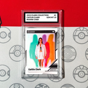 Graded 10 Caitlin Clark Rookie Card RC 2024 Panini Donruss Clark Collection #1 Basketball