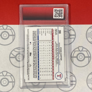 Graded 10 Evan Carter RC Rookie 2024 All Star Game ASG Refractor Variation Baseball