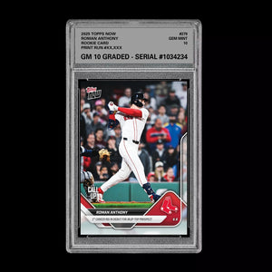 Graded 10 Roman Anthony Call-Up Red Sox Debut 2025 Topps NOW Card 279  Baseball