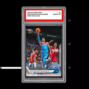 Graded 10 Shai Gilgeous-Alexander #1 2025-26 TOPPS NOW Basketball  Basketball