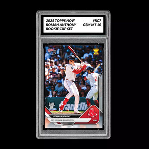 Graded 10 Roman Anthony RC Rookie Cup 2025 Topps RED SOX Baseball