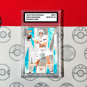 Graded 10 2024 NATIONAL SILVER PROMO PACK #RP4 ARCH MANNING RC Rookie Card Football