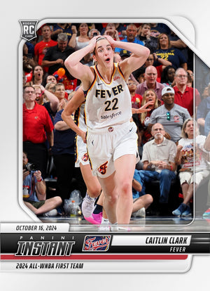 Graded 10 Caitlin Clark #268 RC Rookie Card WNBA All Team 2024 Panini Instant Basketball