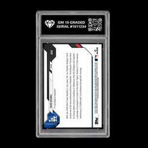 Graded 10 2026 Topps Now Tarik Skubal Traded to Dodgers #510 PRESALE Baseball