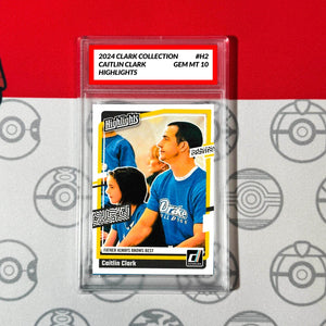 Graded 10 2024 Panini Caitlin Clark Collection Donruss Highlights H2 RC ROOKIE Basketball