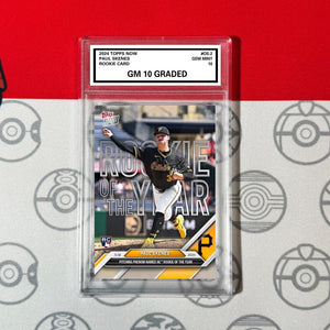 Graded 10 Paul Skenes NL ROY RC Of Year 2024 MLB Topps NOW OS-2 Rookie Baseball