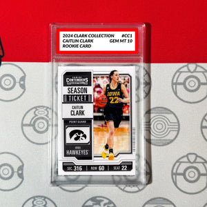 Graded 10 2024 Donruss Caitlin Clark Rookie Card RC Collection #CC1 Basketball
