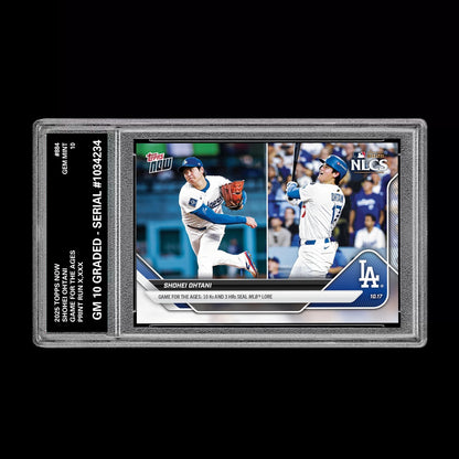 Graded 10 2025 Topps Now Shohei Ohtani 3 HR Game for the Ages 10/17 #884  Baseball
