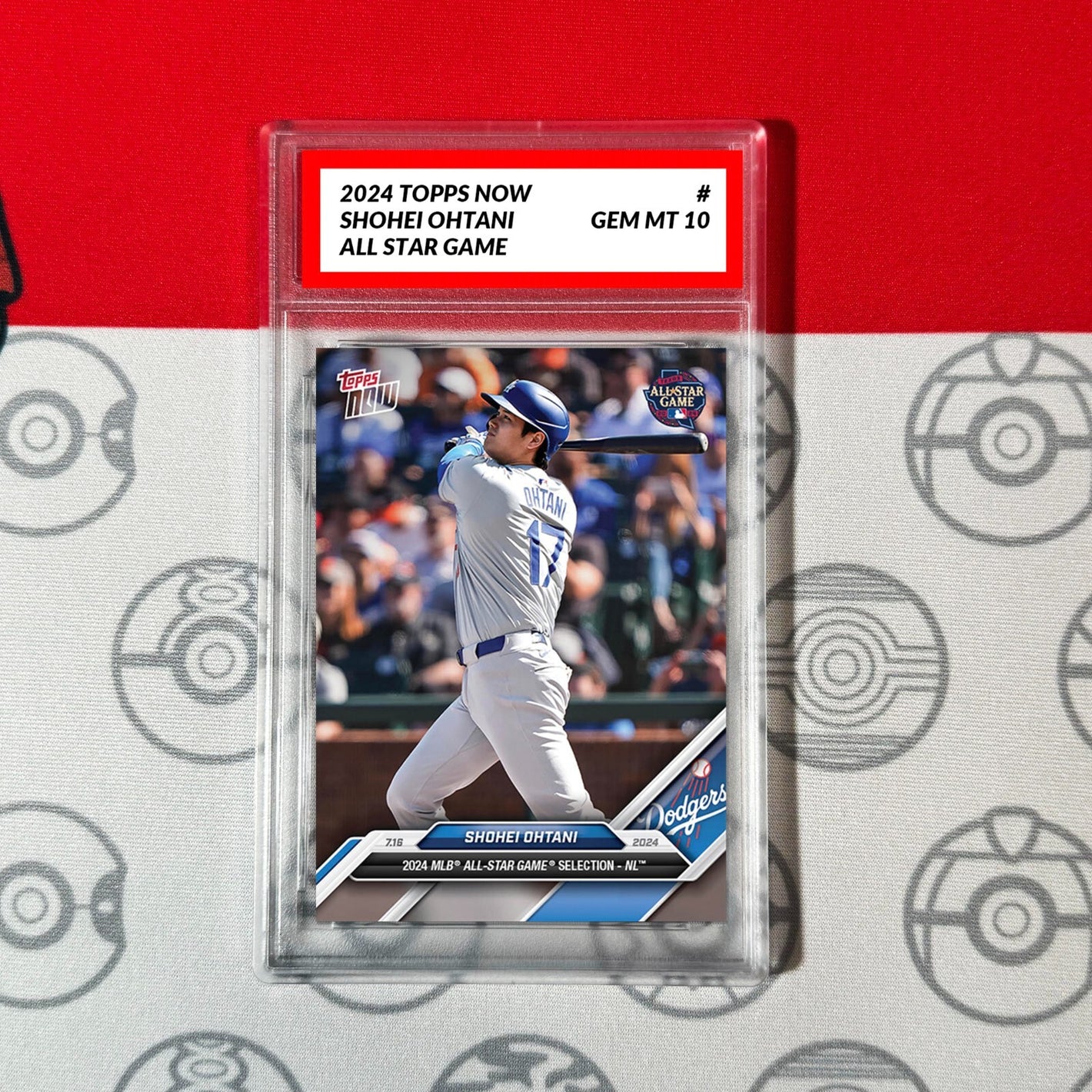 Graded 10 2024 Topps Now SHOHEI OHTANI All Star DODGERS Baseball