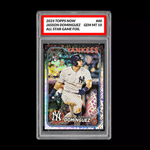Graded 10 Jasson Dominguez 2024 Topps #60 RC Rookie Card All Star Game Foil Baseball