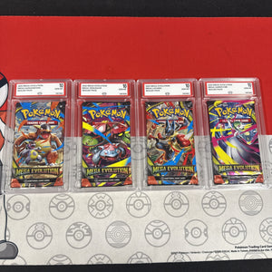 Graded 10 2025 Mega Evolution Art Set Sealed Pokemon Booster Cards Packs