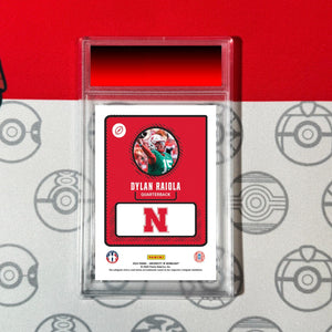 Graded 10 DYLAN RAIOLA 2024 Panini NIL #22 RC Rookie Card Nebraska Football
