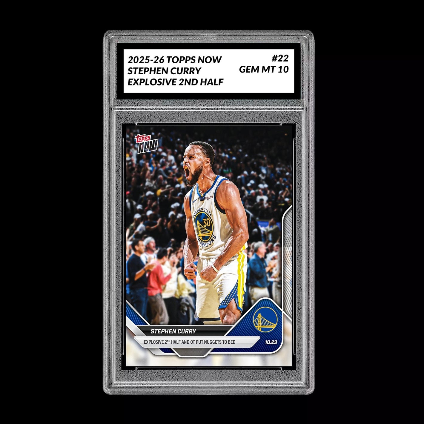 Graded 10 Stephen Curry RC Rookie Card 2025-26 TOPPS NOW #22 Basketball Presale Basketball