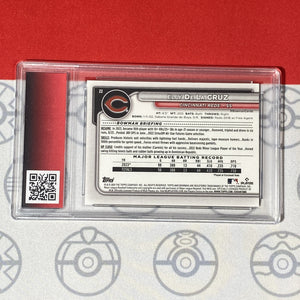 Graded 10 Elly De La Cruz Rookie Card 2024 MLB TOPPS BOWMAN 22 Reds RC Baseball
