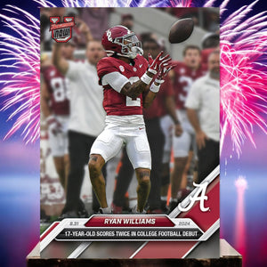 Graded 10 Ryan Williams Alabama 2024 Bowman U Now Football Card #2 Topps Football