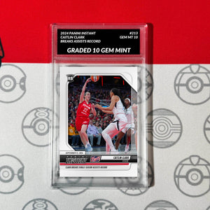 CAITLIN CLARK Graded 10 RC ROOKIE Card 2024 Panini Instant Indiana Basketball