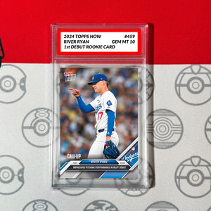 Graded 10 River Ryan - 2024 MLB TOPPS NOW Card 459 Debut RC Rookie Card Baseball,Football