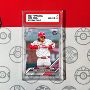 Graded 10 2024 Topps Now ALEC BOHM ALL STAR GAME PHILLIES Baseball