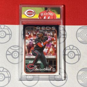 Graded 10 Elly De La Cruz Rookie Card 2024 MLB TOPPS SERIES 1 141 Reds RC Baseball
