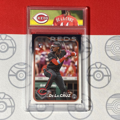 Graded 10 Elly De La Cruz Rookie Card 2024 MLB TOPPS SERIES 1 141 Reds RC Baseball