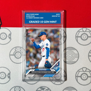 Graded 10 River Ryan DEBUT 2024 MLB TOPPS NOW Card 459 RC Rookie Card Baseball,Football
