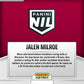 Graded 10 Jalen Milroe #JMC NCAA RC Rookie 2024-25 Panini Instant NIL Pop /543 Football