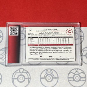 Graded 10 Elly De La Cruz Rookie Card 2024 MLB TOPPS SERIES 1 141 Reds RC Baseball