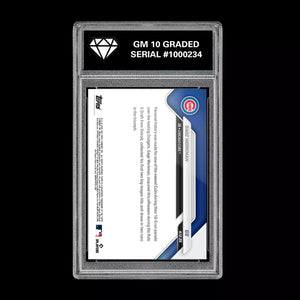 Graded 10 Gage Workman RC Rookie Card 2025 Topps NOW #66 Chicago Cubs  Baseball